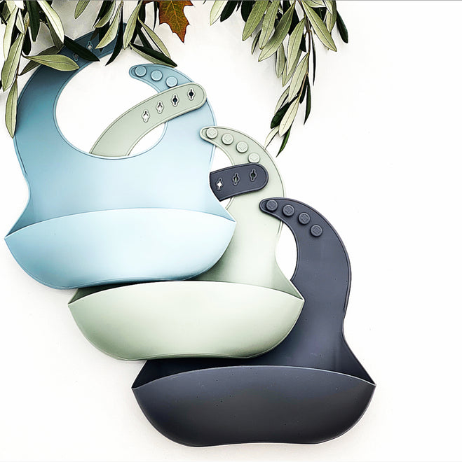 Deluxe Silicone Bibs